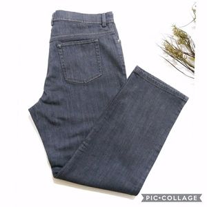 Gloria Vanderbilt Gray Amanda Jeans Size 16 Short